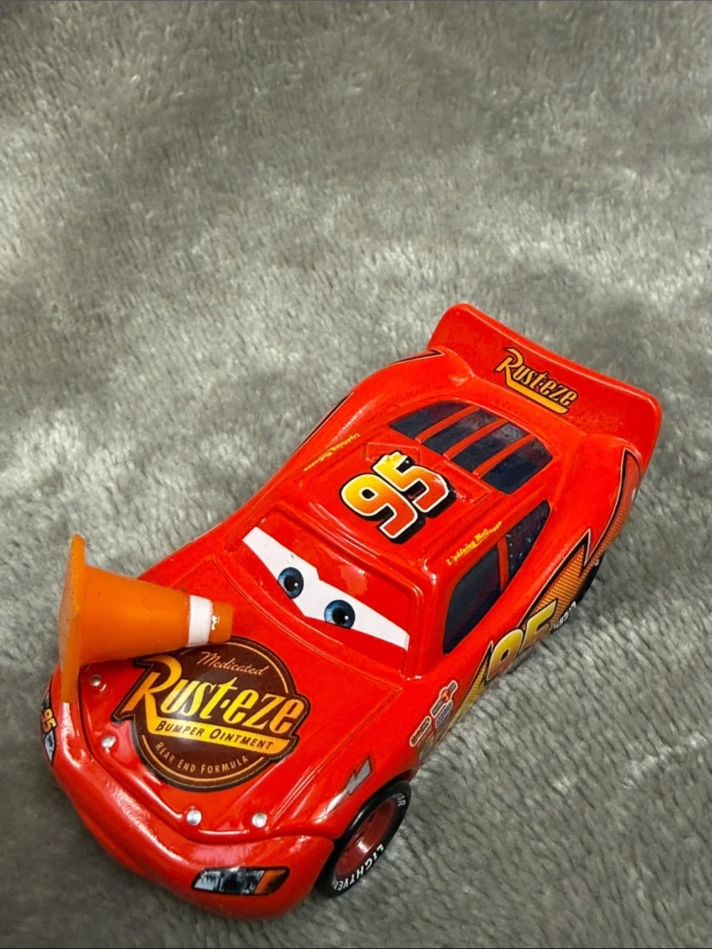 🏎️ Disney Pixar Cars Movie Toys Mcqueen with Cone Diecast Toy Car 1:55